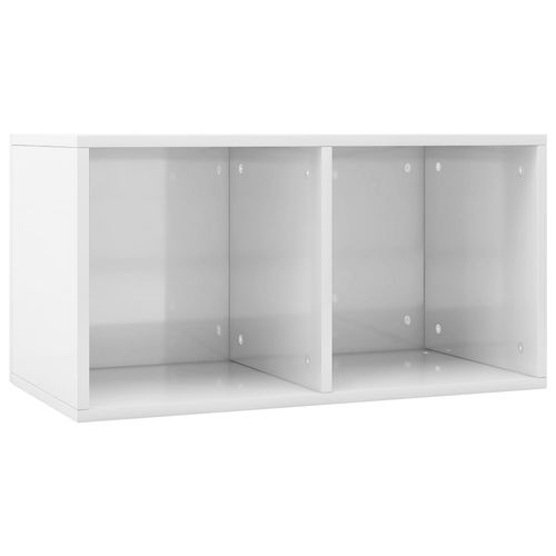 vidaXL Vinyl Storage Box Smoked Oak 71x34x36 cm Engineered Wood