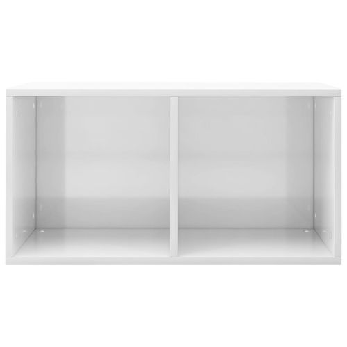 vidaXL Vinyl Storage Box Smoked Oak 71x34x36 cm Engineered Wood
