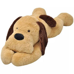 vidaXL Dog Cuddly Toy Plush Brown 160 cm - 120 cm