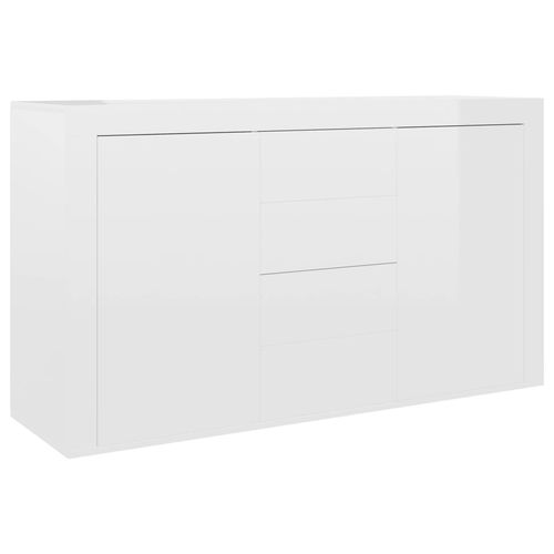 vidaXL Sideboard Smoked Oak 120x36x69 cm Engineered Wood