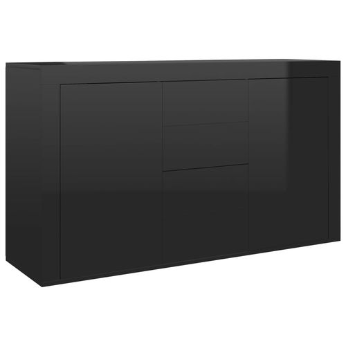 vidaXL Sideboard Smoked Oak 120x36x69 cm Engineered Wood