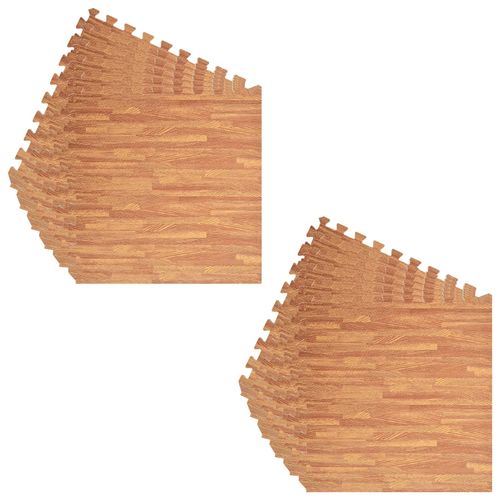 vidaXL Floor Mats 54 pcs 4.86㎡ EVA Foam Black