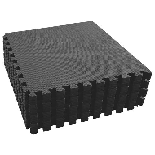 vidaXL Floor Mats 54 pcs 4.86㎡ EVA Foam Black