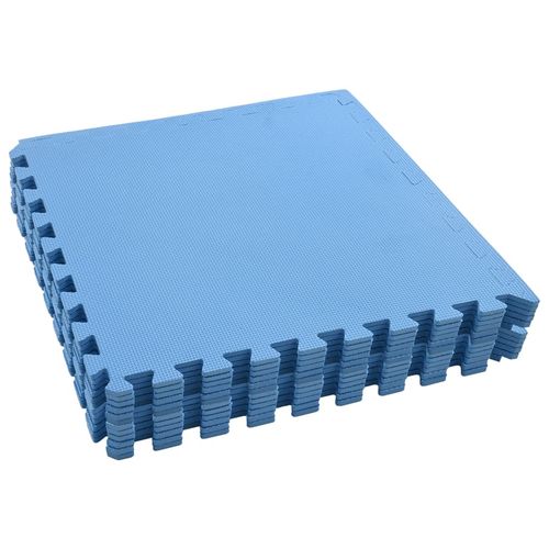 vidaXL Floor Mats 54 pcs 4.86㎡ EVA Foam Black