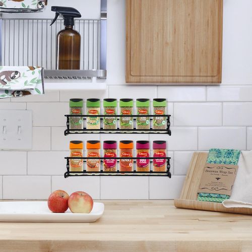 VINSANI HERB AND SPICE RACK BLACK