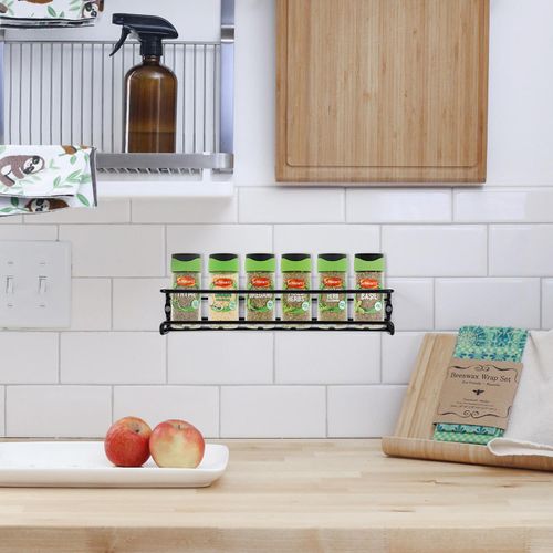 VINSANI HERB AND SPICE RACK BLACK