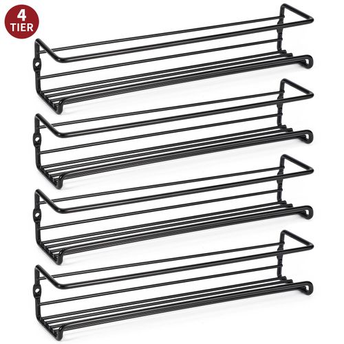 VINSANI HERB AND SPICE RACK BLACK