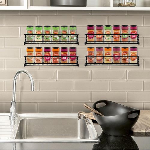 VINSANI HERB AND SPICE RACK BLACK