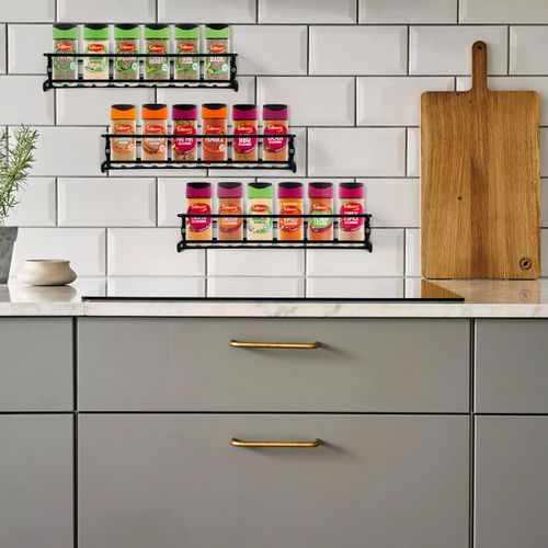 VINSANI HERB AND SPICE RACK BLACK