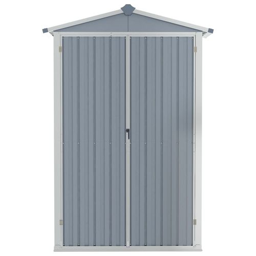 vidaXL Garden Shed Green 116x45x175 cm Galvanised Steel