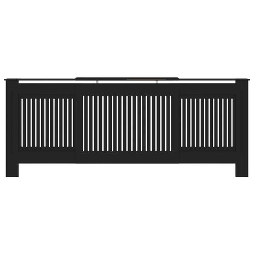vidaXL MDF Radiator Cover White 205 cm