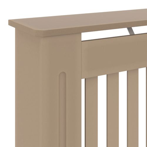 vidaXL MDF Radiator Cover White 205 cm
