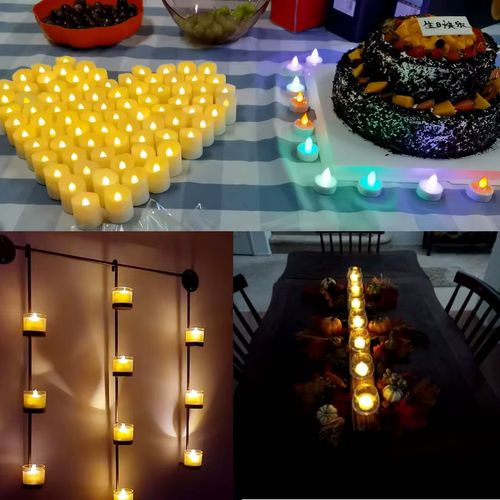 FPOO USB Rechargeable LED Candle - Flameless Ambience for Holidays