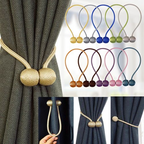 Metal Magnetic Curtain Buckles - Stylish Home Decor Accessory