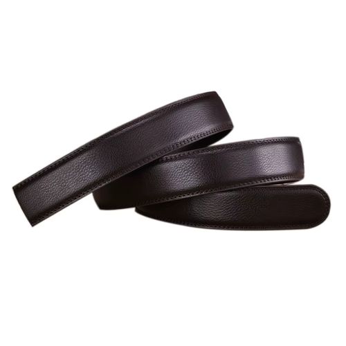 CEXIKA Genuine Leather No Buckle Belt - Casual Style 3.5cm Wide