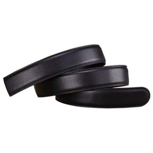CEXIKA Genuine Leather No Buckle Belt - Casual Style 3.5cm Wide