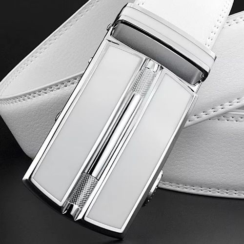 CEXIKA Genuine Cowskin Leather Belt - Automatic Buckle for Jeans