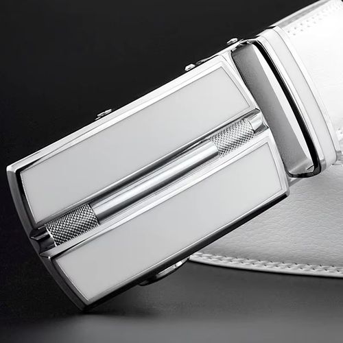 CEXIKA Genuine Cowskin Leather Belt - Automatic Buckle for Jeans