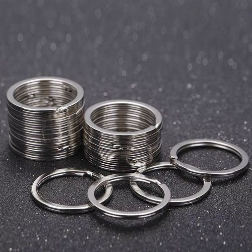 MINGXUAN Stainless Steel Key Rings - Durable Split Rings for DIY Keychains