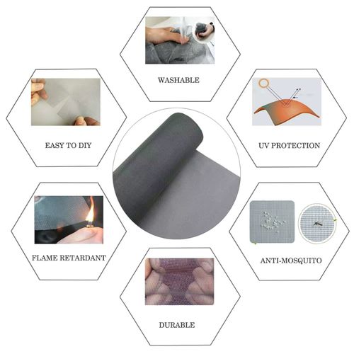 AWECOZEZQ Fibreglass Insect Screen - Custom Size for Effective Protection