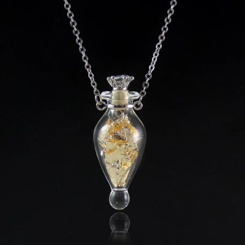 BAYABAYA Perfume Necklace - Trendy Glass Design for Aromatherapy