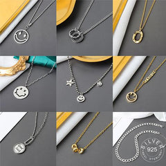 BFCLUB Elegant Hollowout Geometric Pendant Necklace for Parties