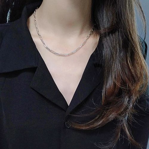 BFCLUB Elegant Hollowout Geometric Pendant Necklace for Parties
