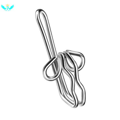 Durable Metal Curtain Drapery Hooks - 100 Pack for Easy Installation - 100pcs