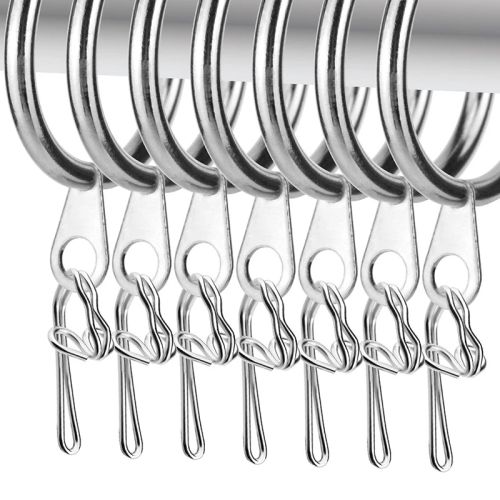Durable Metal Curtain Drapery Hooks - 100 Pack for Easy Installation - 100pcs