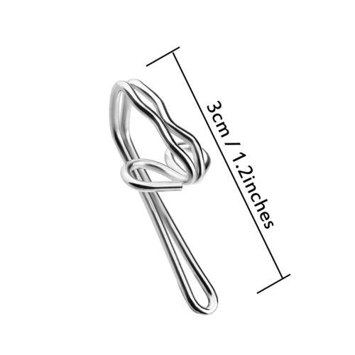 Durable Metal Curtain Drapery Hooks - 100 Pack for Easy Installation - 100pcs
