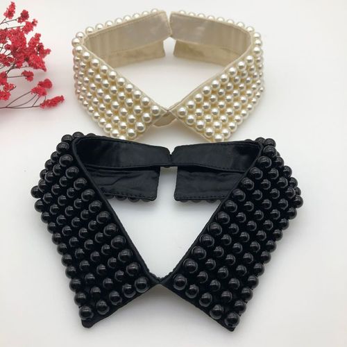 Elegant Beaded Detachable Collar Necklace for Versatile Styling
