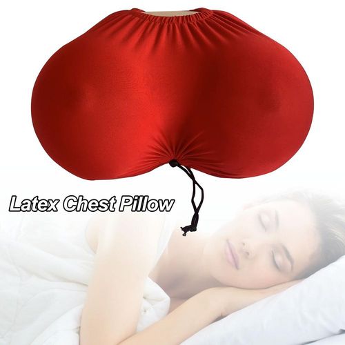Luxurious Memory Foam Breast Pillow with Designer Case for Comfort