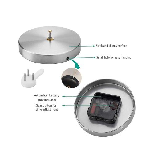 Large DIY Wall Clock Mechanism Set - Replacement for Home Decor