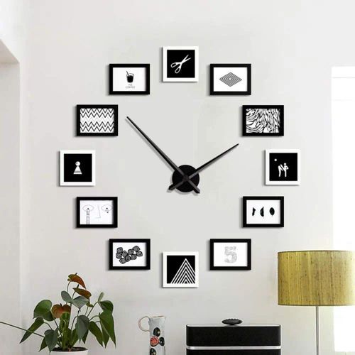 Large DIY Wall Clock Mechanism Set - Replacement for Home Decor
