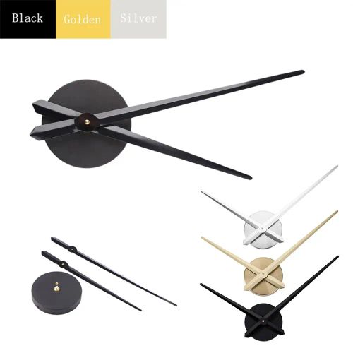 Large DIY Wall Clock Mechanism Set - Replacement for Home Decor