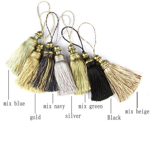 Elegant Polyester Silk Tassels - Versatile Curtain Accessories - 21cm