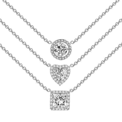 StoneAge Aesthetic Heart Pendant Necklace - Shiny Fashion Jewellery