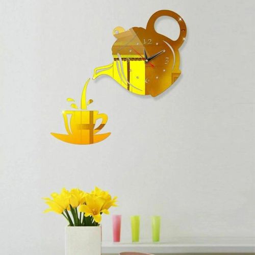 Kettle Clock - Modern Acrylic Design for Living Room Decor