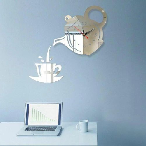 Kettle Clock - Modern Acrylic Design for Living Room Decor
