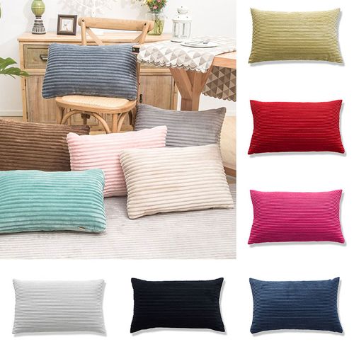 Corduroy Stripes Flannel Pillowcase - Comfortable & Stylish Home Decor