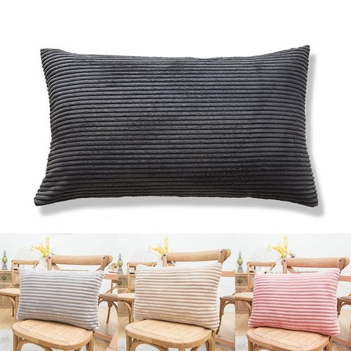 Corduroy Stripes Flannel Pillowcase - Comfortable & Stylish Home Decor