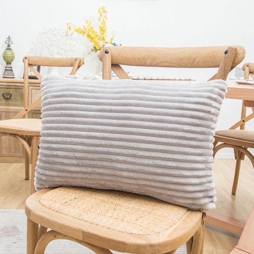 Corduroy Stripes Flannel Pillowcase - Comfortable & Stylish Home Decor