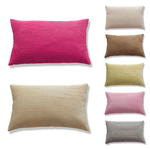 Corduroy Stripes Flannel Pillowcase - Comfortable & Stylish Home Decor