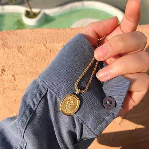 MamacitaSlay Elegant Bohemia Necklace with 18k Gold Plating
