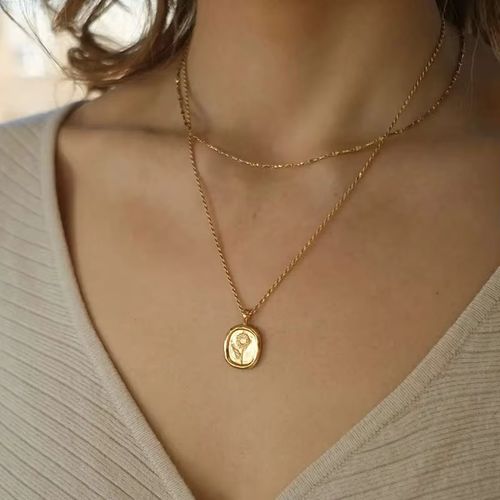 MamacitaSlay Elegant Bohemia Necklace with 18k Gold Plating
