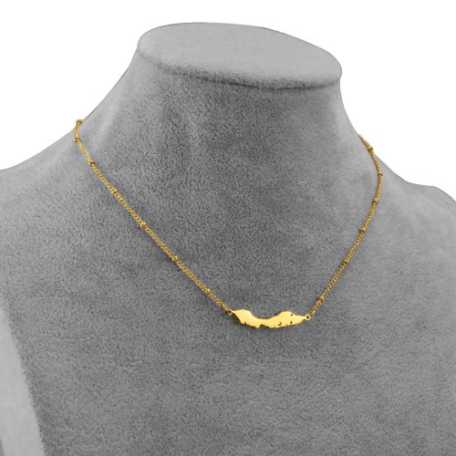 Anniyo Trendy Stainless Steel Pendant Necklace for Birthdays