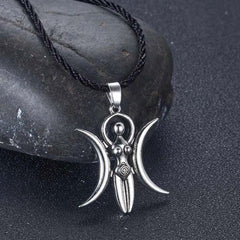 Kinitial Trendy Geometric Pendant Necklace for Stylish Occasions