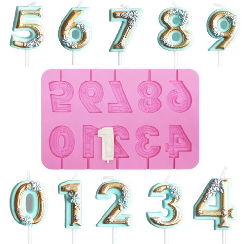 Silicone Cake Mould - Eco-Friendly and Reusable Number Shape Tool