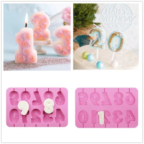 Silicone Cake Mould - Eco-Friendly and Reusable Number Shape Tool