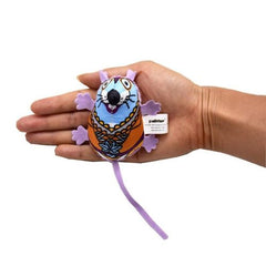Cute Cat Toy with Safe Catnip & Squeak - Adorable Mouse Design - 1pcs Random colors / 16 x7.5 x4cm